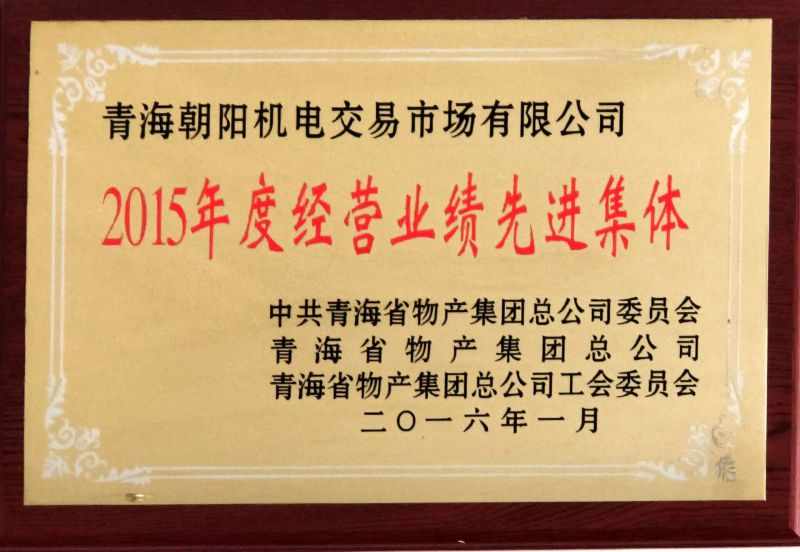 2015年度經(jīng)營業(yè)績先進(jìn)集體